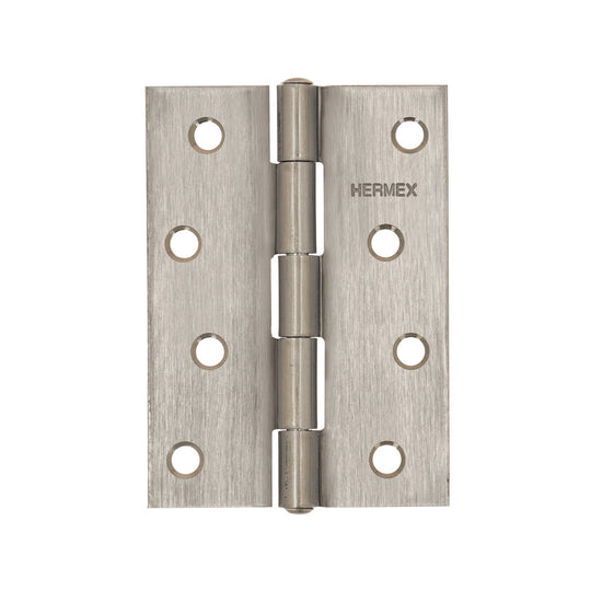BR-404 Bisagra rectangular 4" acero inoxidable, HERMEX