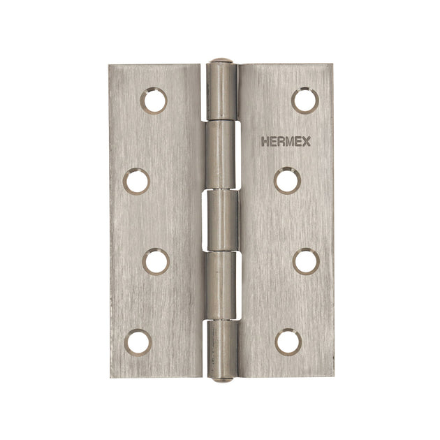 BR-404 Bisagra rectangular 4" acero inoxidable, HERMEX