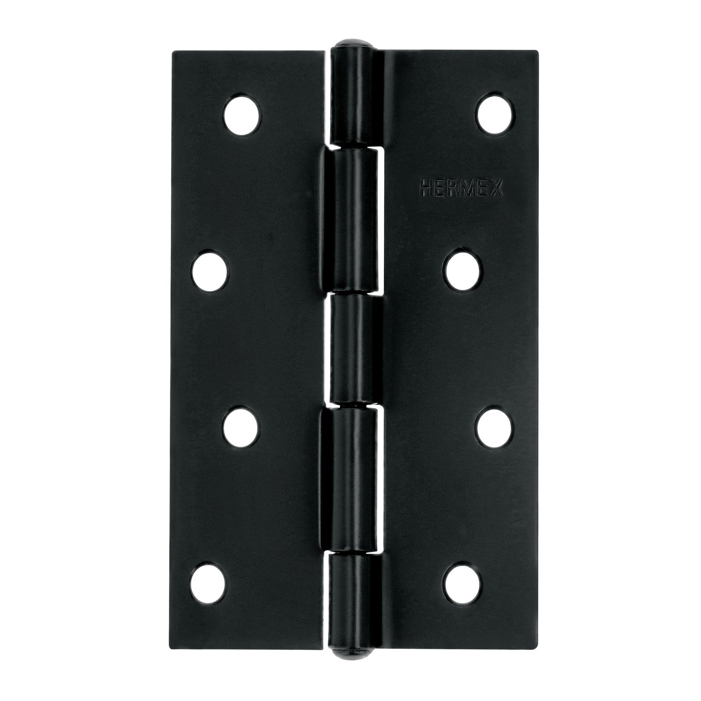 BR-406 Bisagra rectangular 4" negra, HERMEX