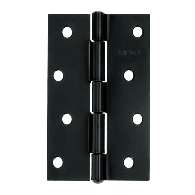 BR-406 Bisagra rectangular 4" negra, HERMEX