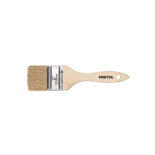 BRE-2 Brocha uso general de 2" con mango de madera, PRETUL