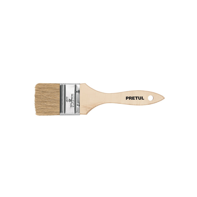 BRE-2 Brocha uso general de 2" con mango de madera, PRETUL