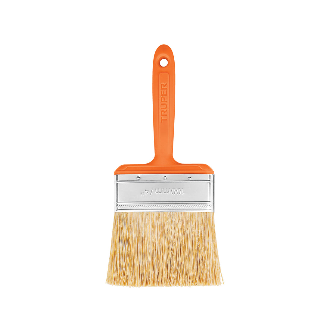 BREN-4 Brocha para encalar e impermeabilizar de 4", mango plástico