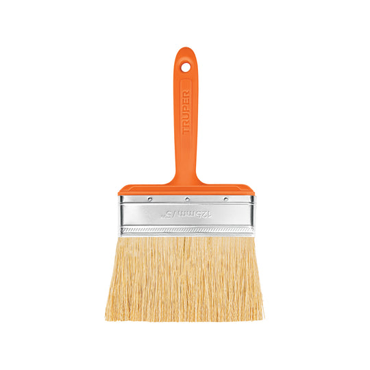 BREN-5 Brocha para encalar e impermeabilizar de 5", mango plástico