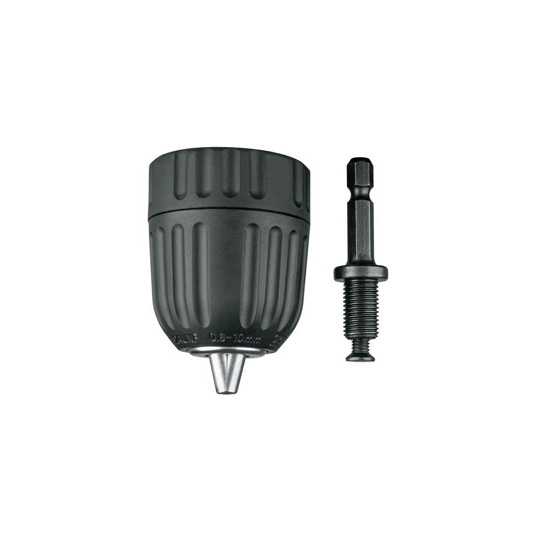 BRO-3/8CR Broquero 3/8" sin llave y adaptador hexagonal 1/4", TRUPER
