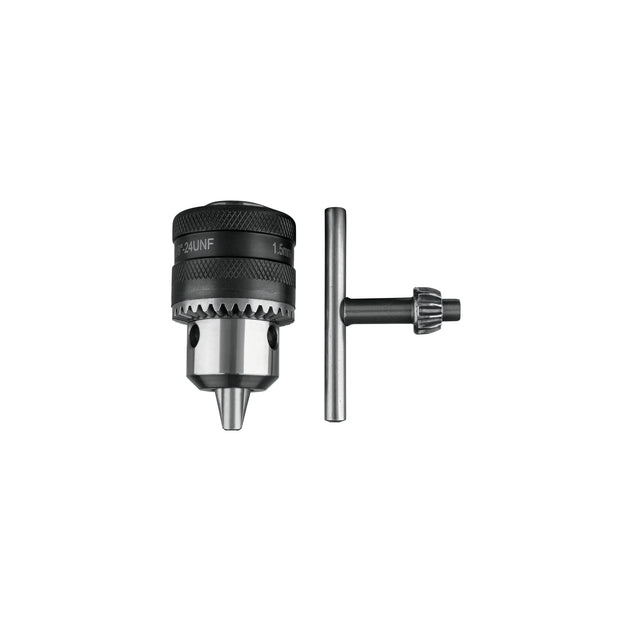BRO-3/8N Broquero 3/8" con llave, cuerpo moleteado, TRUPER