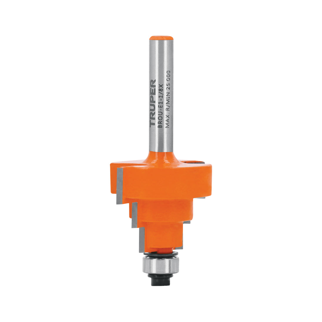 BROU-E1-1/8X Broca para router, escalonada, 1-1/8", con balero, Truper