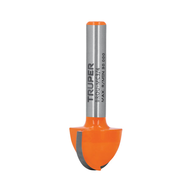BROU-MC3/4 Broca para router, media caña, 3/4", Truper