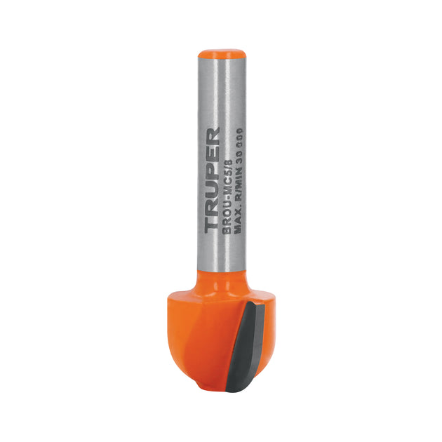BROU-MC5/8 Broca para router, media caña, 5/8", Truper