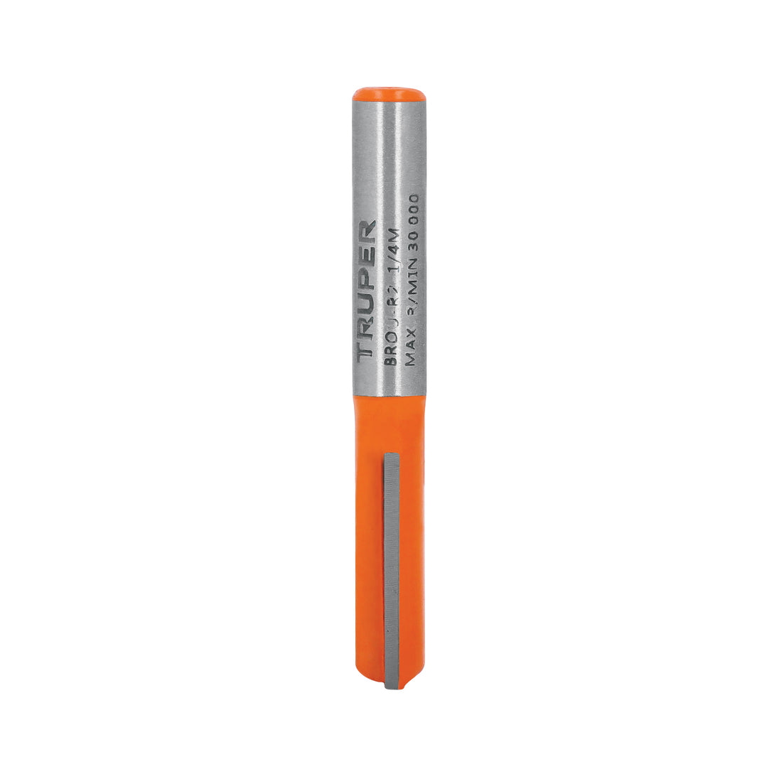 BROU-R2-1/4M Broca para router, recta 2 filos, 1/4", mediana, Truper