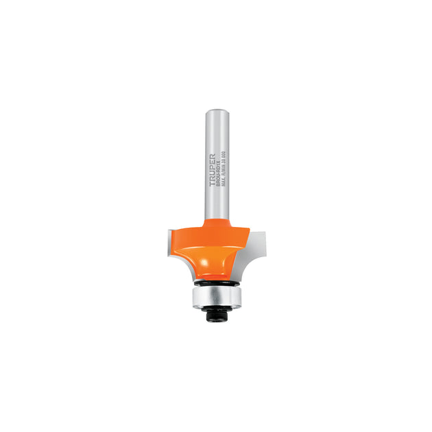 BROU-RD1X Broca para router, redondeado, 1" con balero, Truper