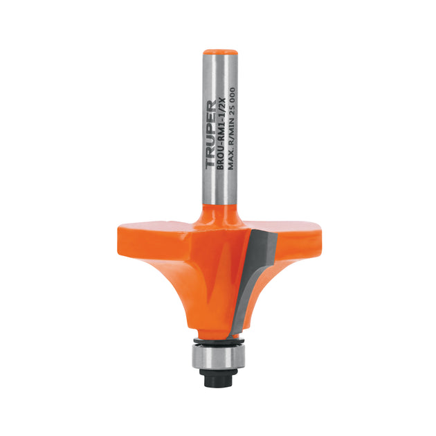 BROU-RM1-1/2X Broca para router, redondeado con moldura, 1-1/2" con balero
