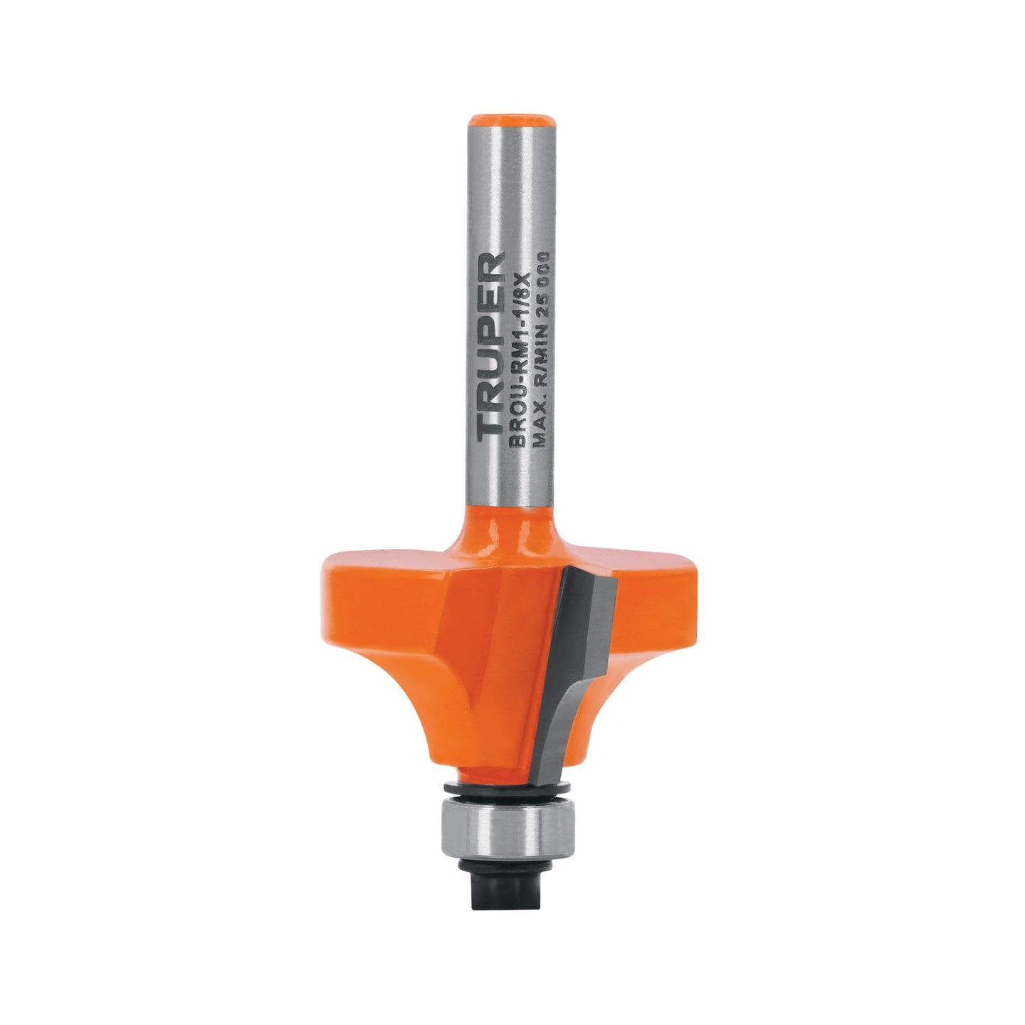 BROU-RM1-1/8X Broca para router, redondeado con moldura, 1-1/8" con balero