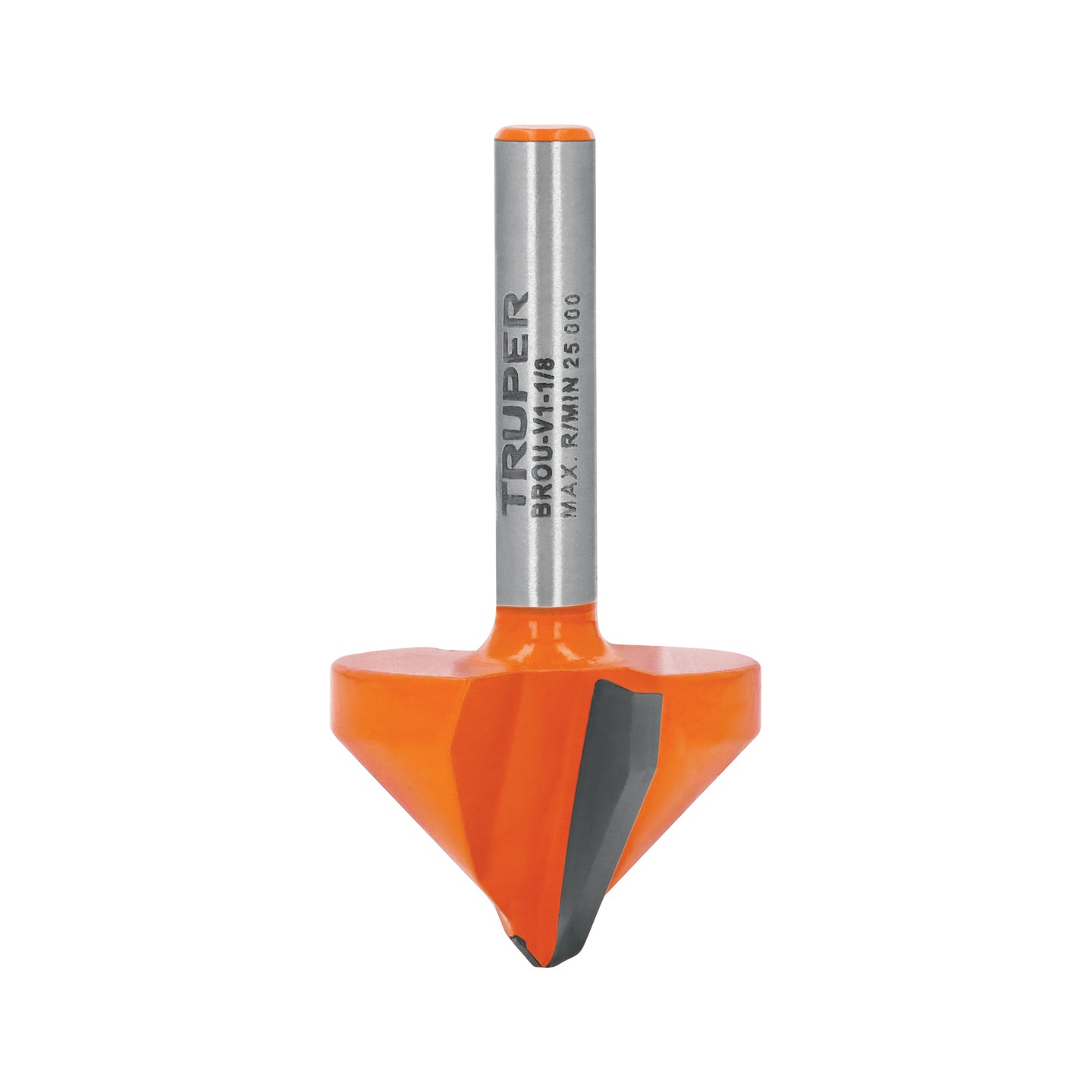 BROU-V1-1/8 Broca para router, corte en "V", 1-1/8", Truper