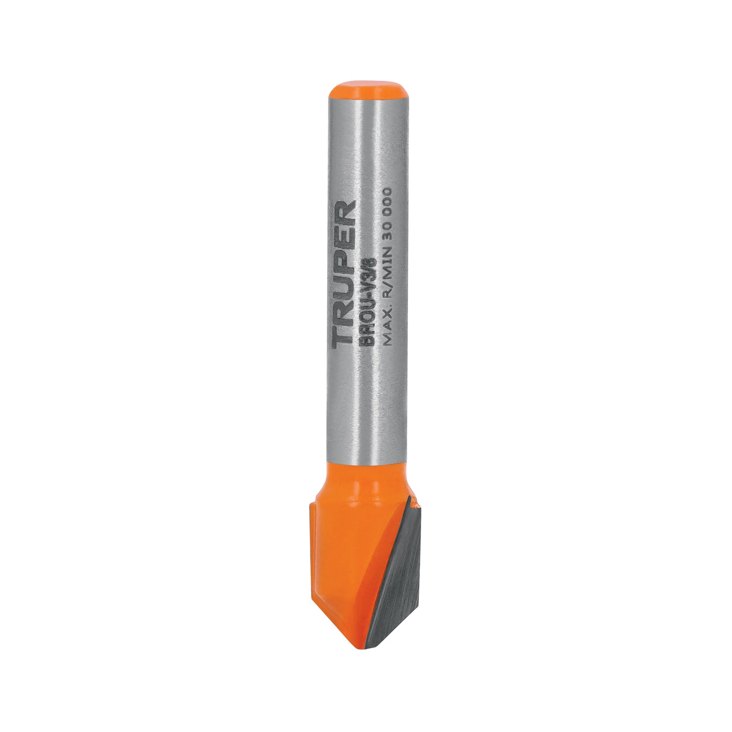 BROU-V3/8 Broca para router, corte en "V", 3/8", Truper