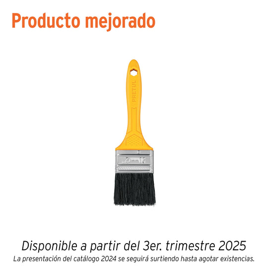 BRP-2 Brocha uso general de 2" con mango de plástico, PRETUL
