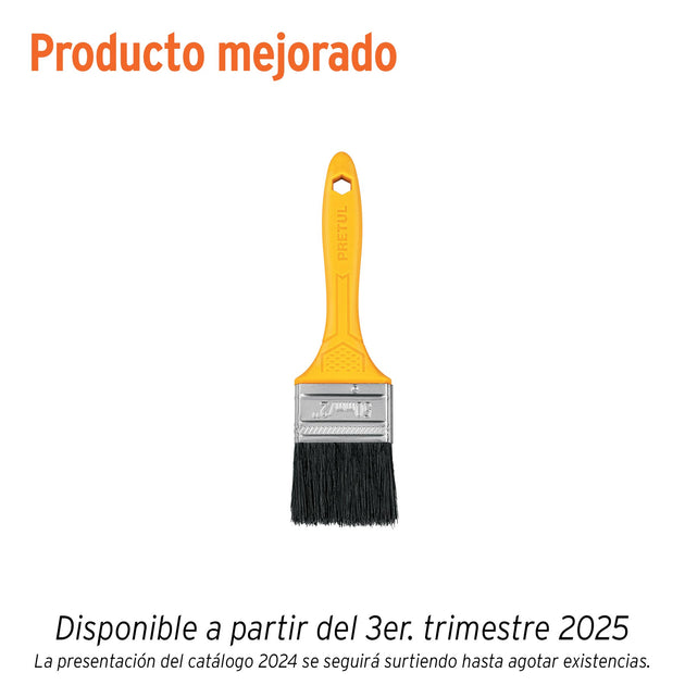BRP-2 Brocha uso general de 2" con mango de plástico, PRETUL