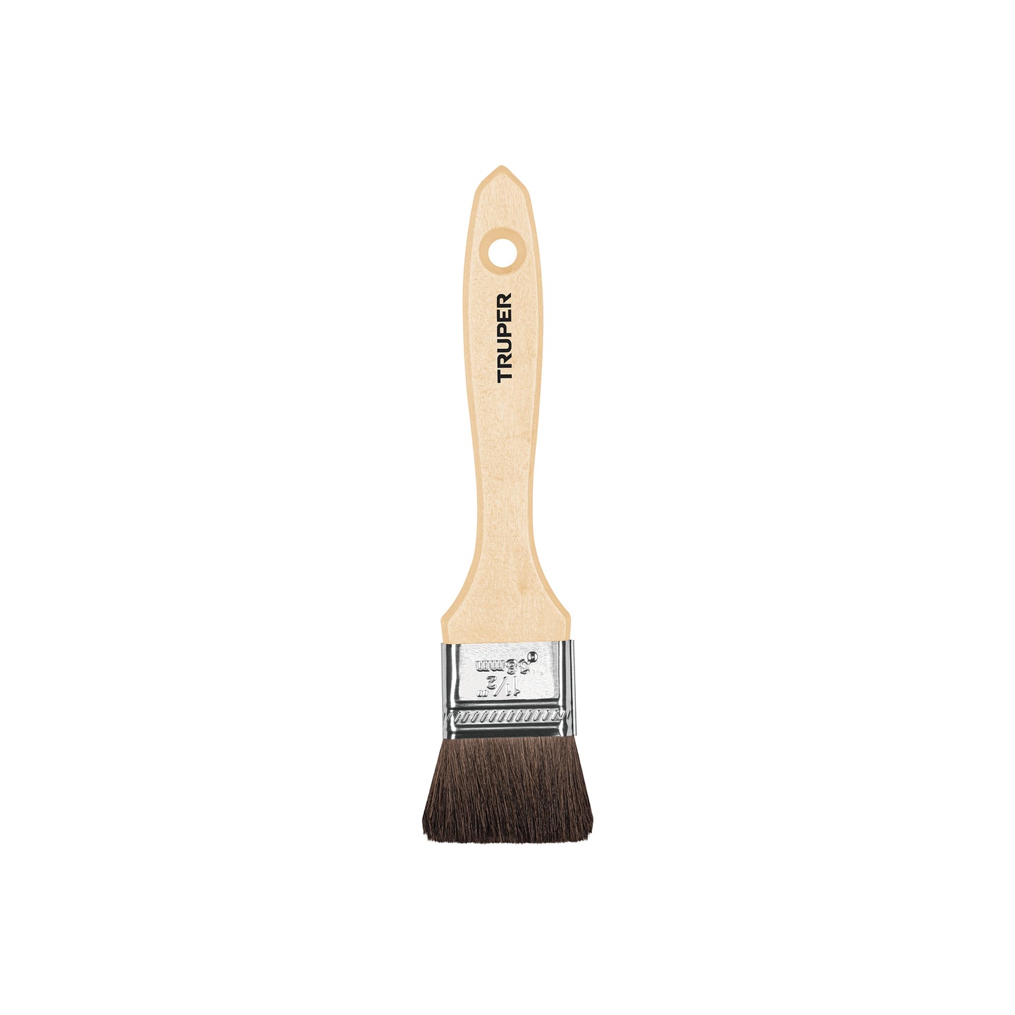BRT-1-1/2C Brocha pelo de camello de 1-1/2" con mango de madera, TRUPER