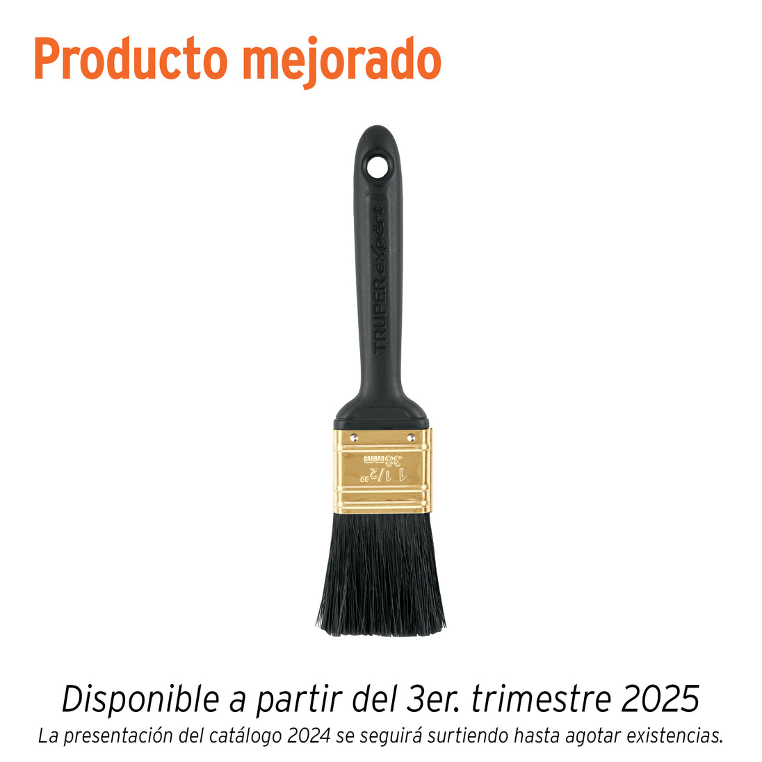 BRT-1-1/2X Brocha profesional de 1-1/2" mango de plástico, Expert
