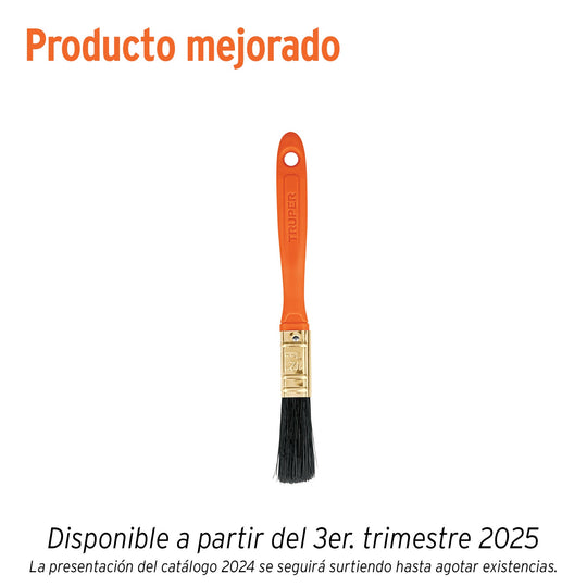 BRT-1/2 Brocha profesional de 1/2" con mango de plástico, Truper