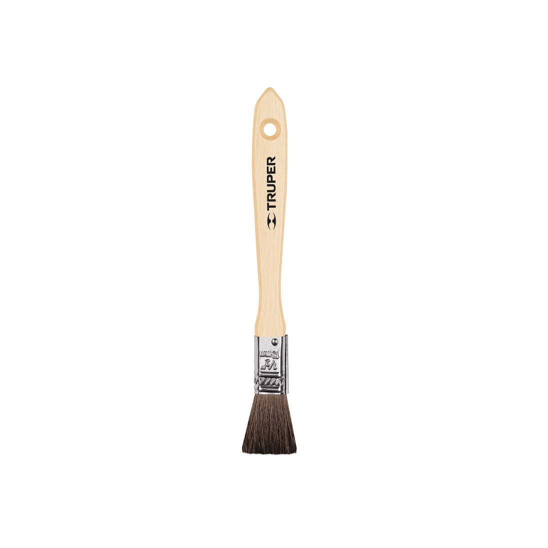BRT-1/2C Brocha pelo de camello de 1/2" con mango de madera, TRUPER