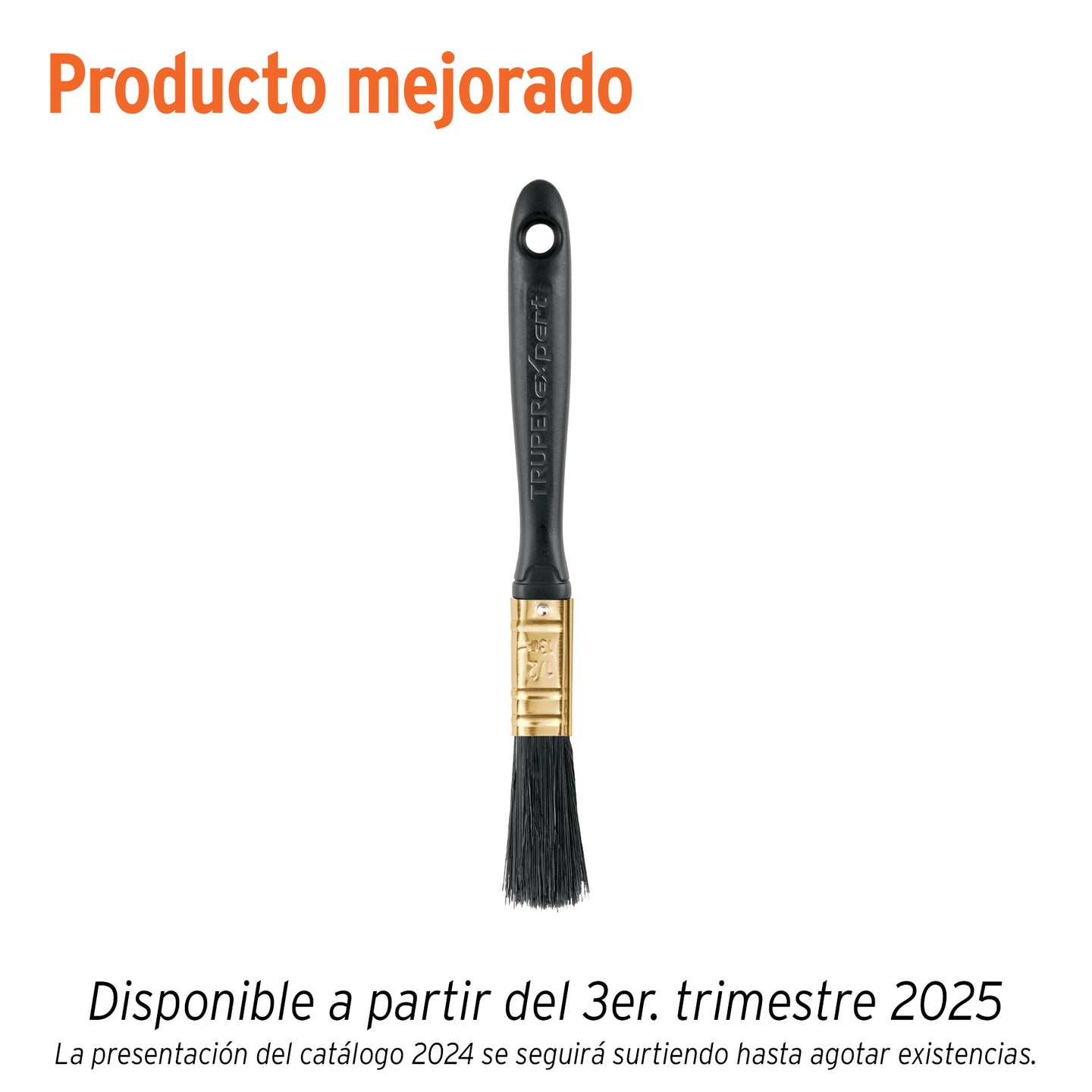 BRT-1/2X Brocha profesional de 1/2" mango de plástico, Truper Expert