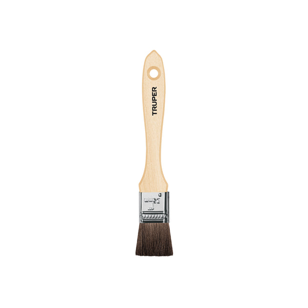 BRT-1C Brocha pelo de camello de 1" con mango de madera, TRUPER