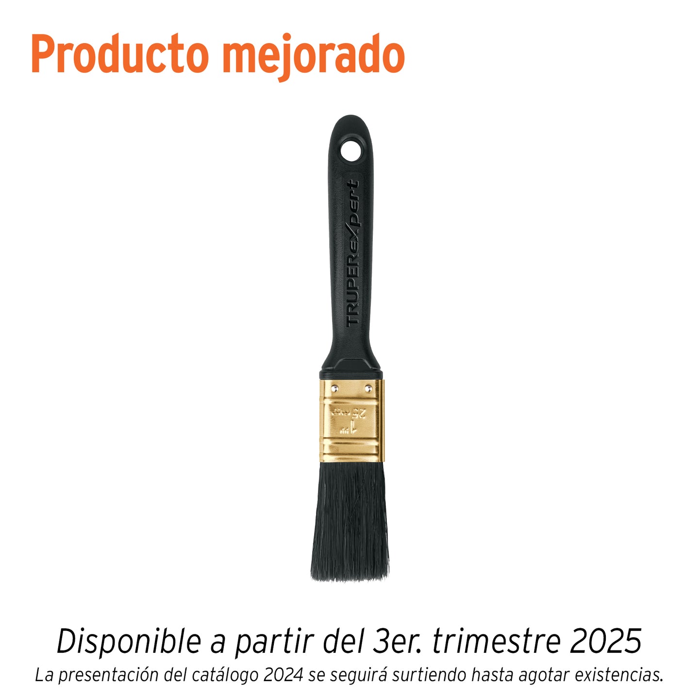 BRT-1X Brocha profesional de 1" mango de plástico, Truper Expert