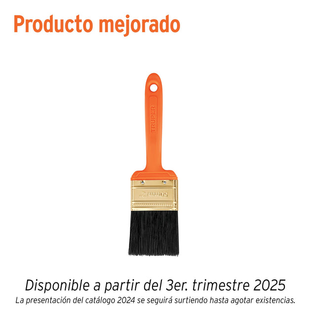 BRT-2 Brocha profesional de 2" con mango de plástico, Truper