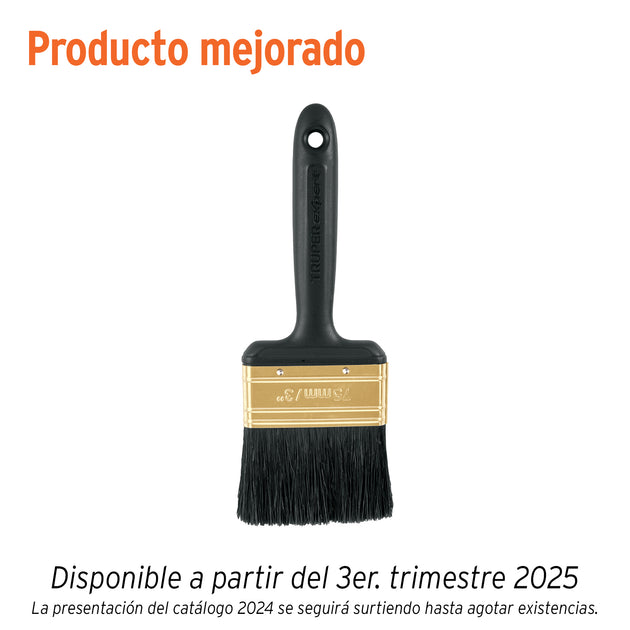 BRT-3X Brocha profesional de 3" mango de plástico, Truper Expert