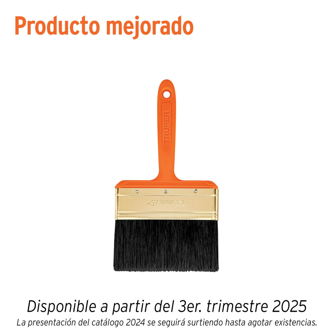 BRT-5 Brocha profesional de 5" con mango de plástico, Truper