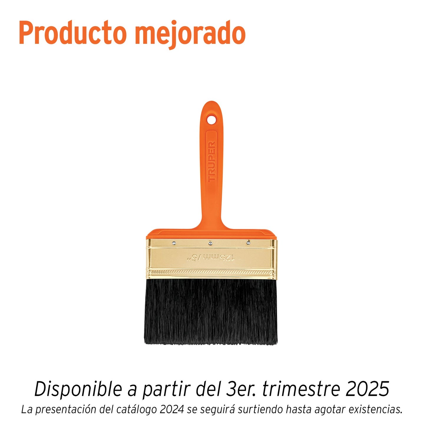 BRT-5 Brocha profesional de 5" con mango de plástico, Truper