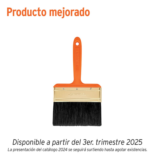 BRT-5 Brocha profesional de 5" con mango de plástico, Truper