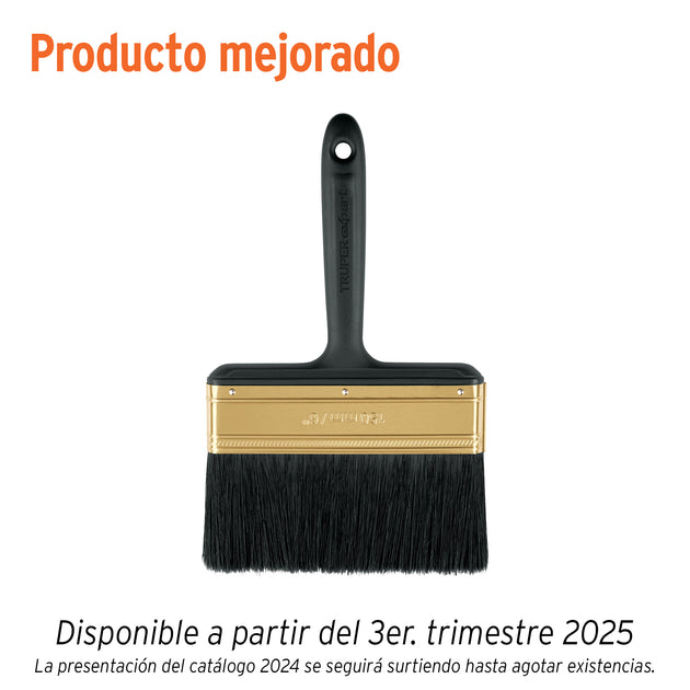 BRT-6X Brocha profesional de 6" mango de plástico, Truper Expert
