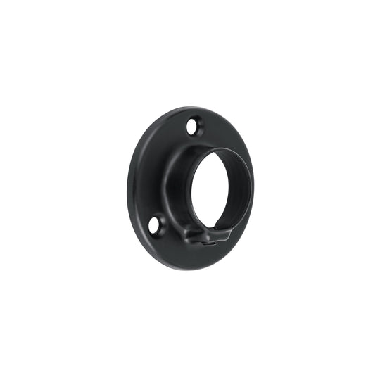 BTR-3N Brida negra para tubo redondo de closet, HERMEX