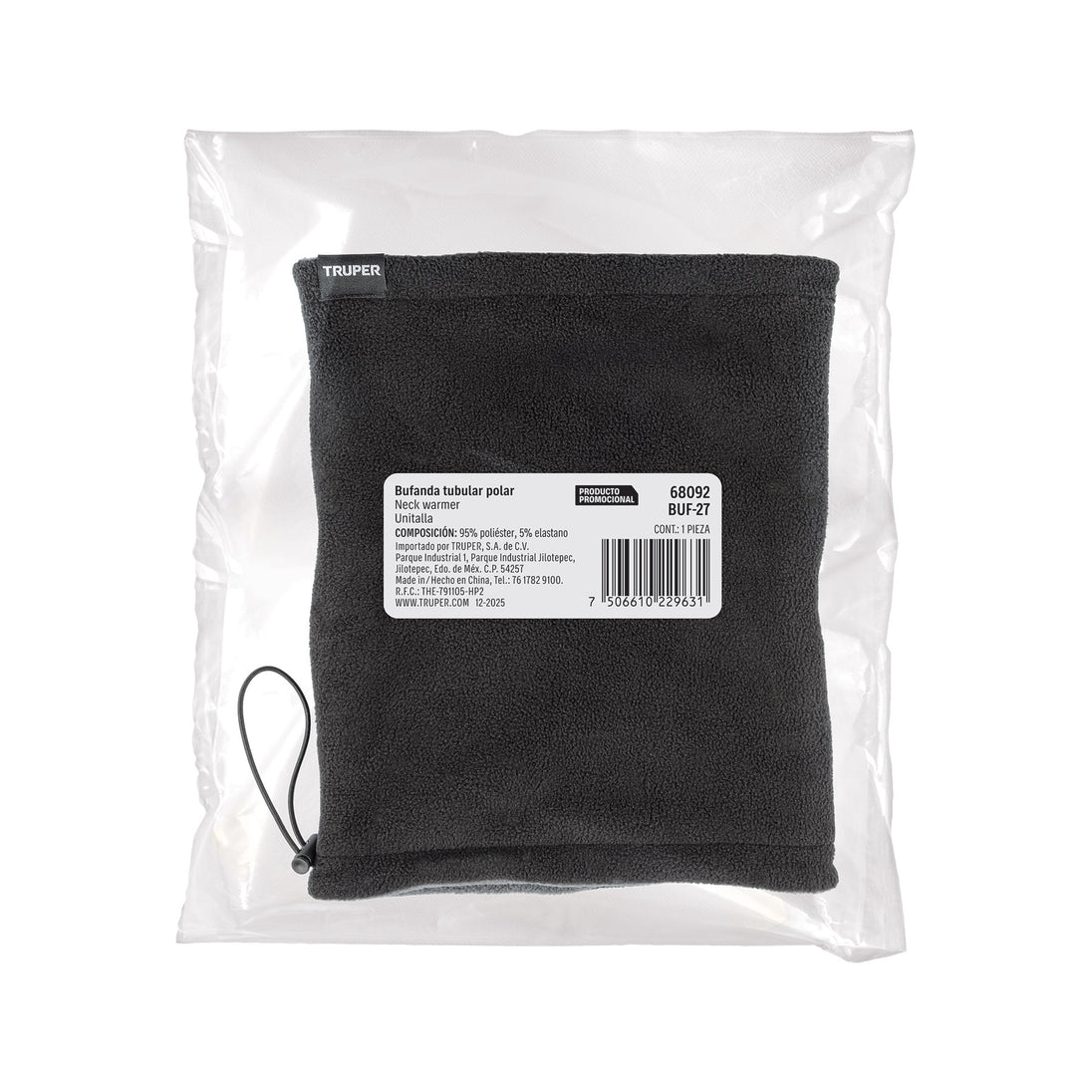 Truper BUF-27 Protector Elástico Doble Capa Unitalla | Seguridad Industrial