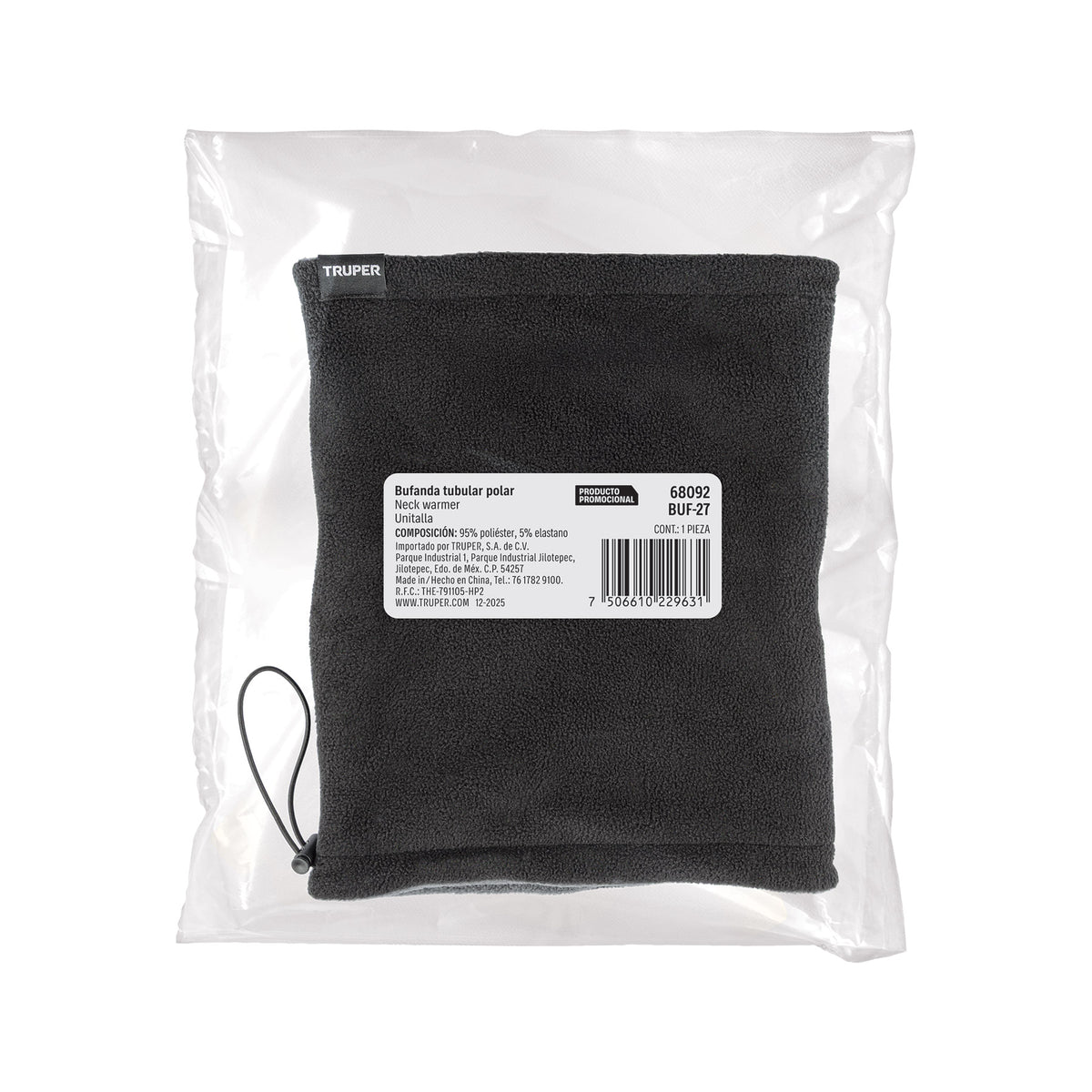 Truper BUF-27 Protector Elástico Doble Capa Unitalla | Seguridad Industrial