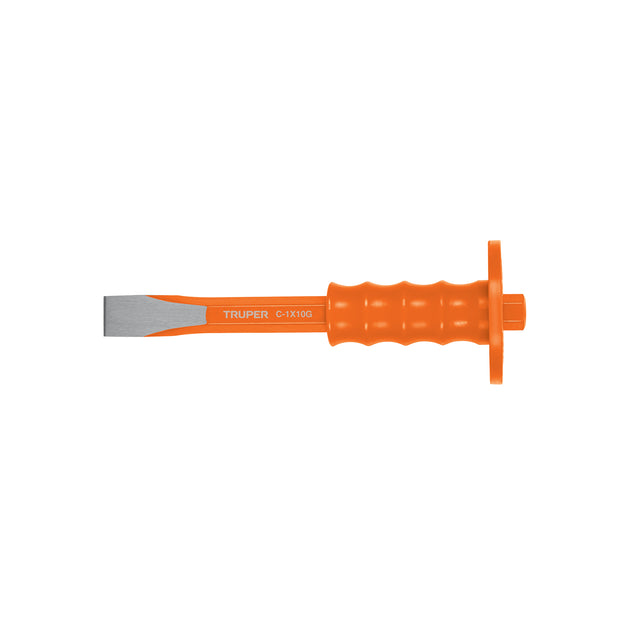 C-1X10G Cincel de corte frío 1 x 10" con grip, Truper