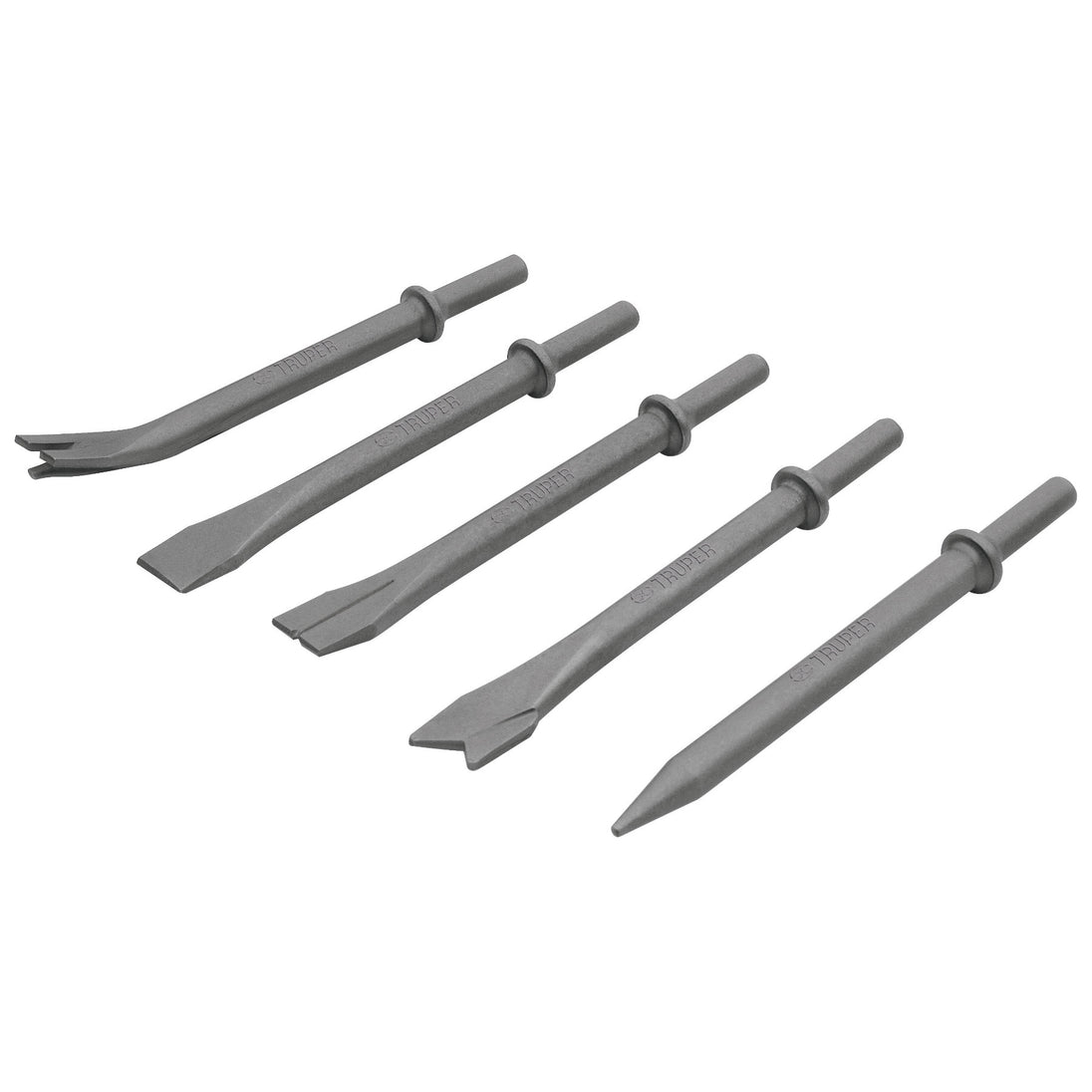 C5-711 Juego de 5 cinceles para martillo neumático TPN-711, Truper