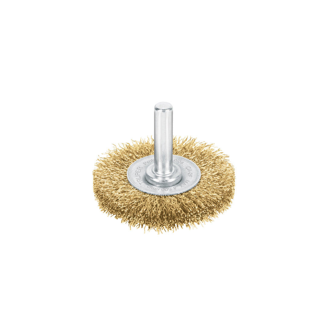 CA-2F Carda circular 2" alambre fino para taladro, TRUPER