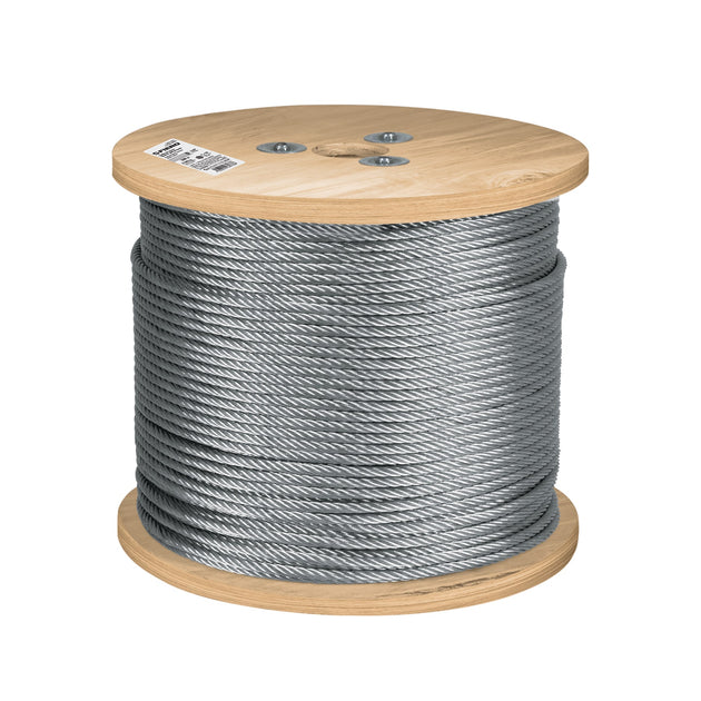 CAB-1/4F3 Metro de cable flexible 1/4" de acero 7x19 hilos, 300 m