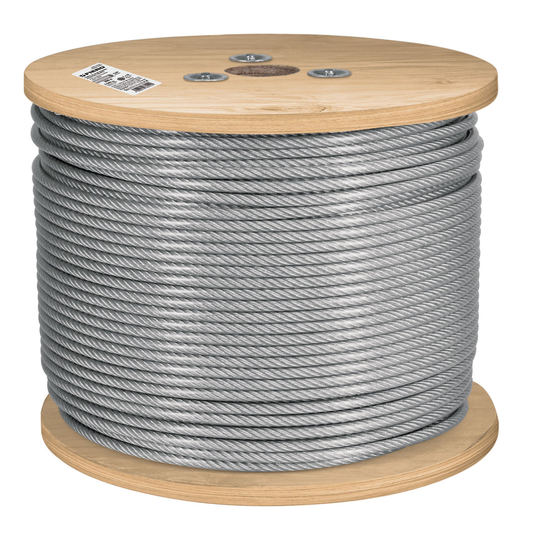 CAB-1/4FX3 Metro cable flexible 1/4" acero 7x19 recubierto PVC, 300 m