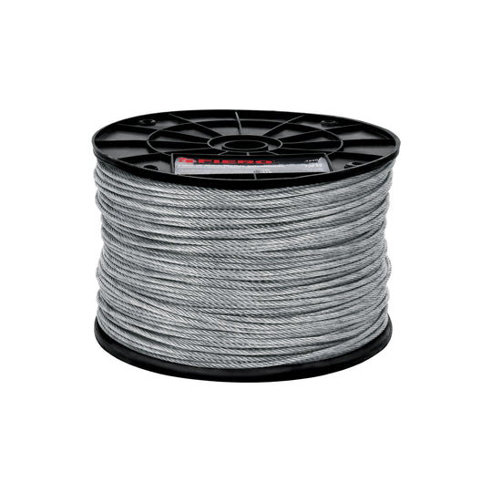 CAB-1/8F3 Metro de cable flexible 1/8" de acero 7x19 hilos, 300 m
