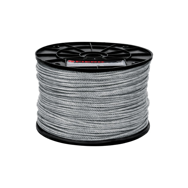 CAB-1/8F3 Metro de cable flexible 1/8" de acero 7x19 hilos, 300 m