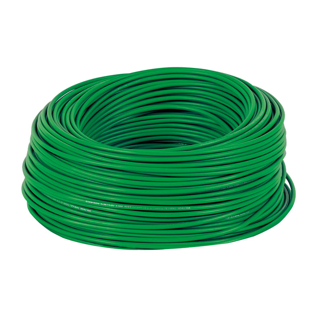 CAB-12V Rollo de 100 m de cable THHW-LS 12 AWG verde, VOLTECK