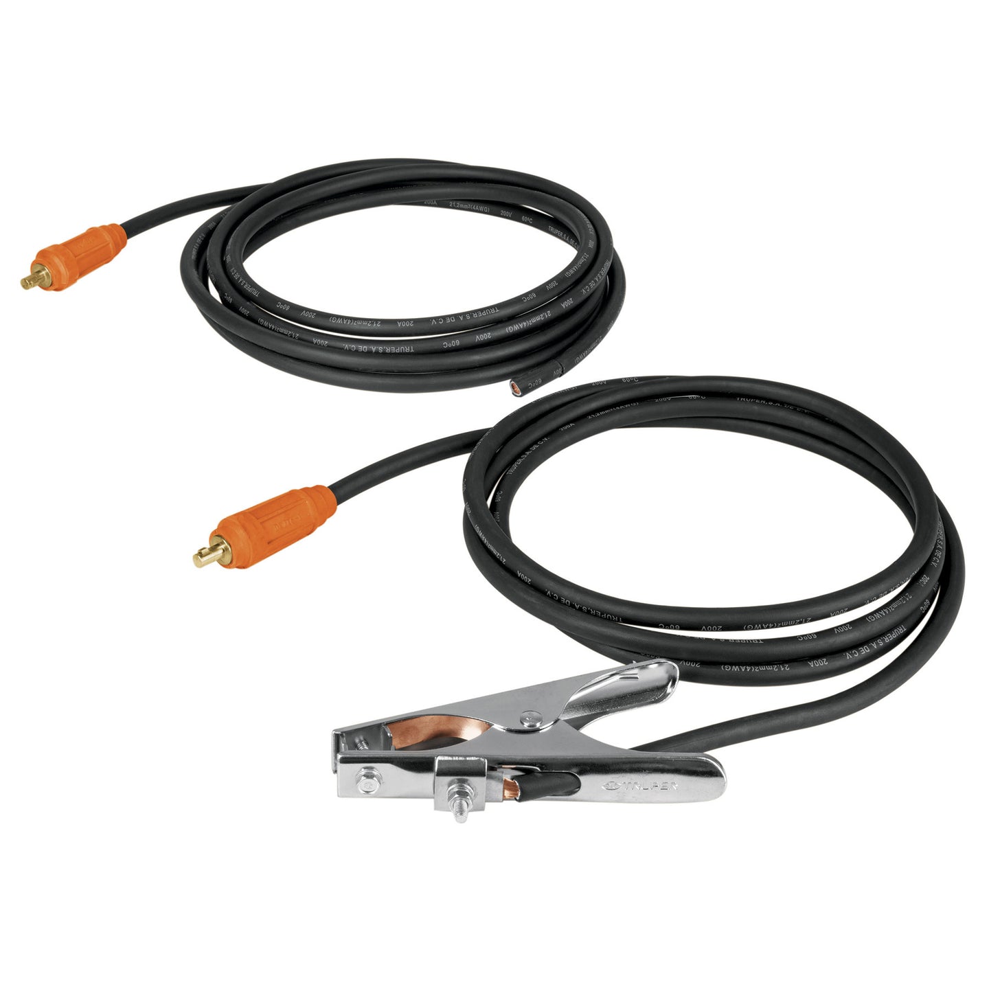 CAB-250A Cables con pinza a tierra p/SOT-250A y 250C, 250 A, TRUPER