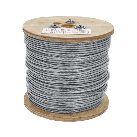 CAB-3/32FX3 Metro cable flexible 3/32" acero 7x19 recubierto PVC, 300 m