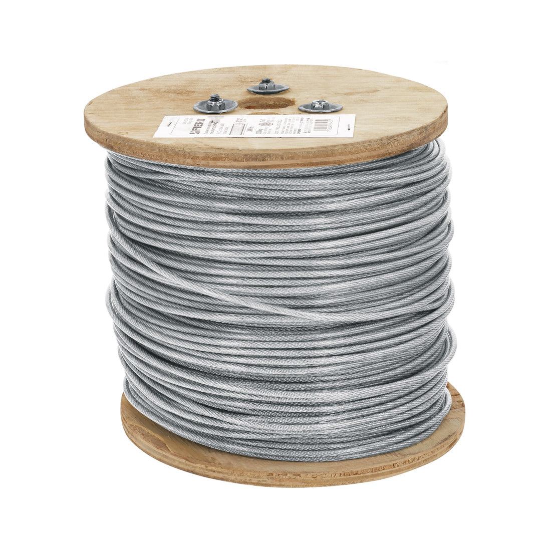 CAB-3/32RX3 Metro de cable rígido 3/32" acero 7x7 recubierto PVC, 300 m