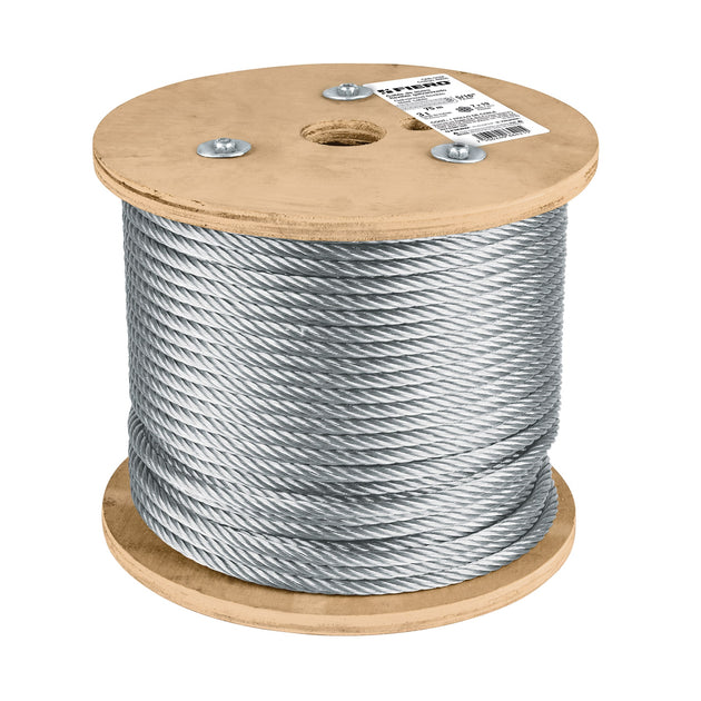 CAB-5/16F Metro de cable flexible 5/16" de acero 7x19 hilos, 75 m