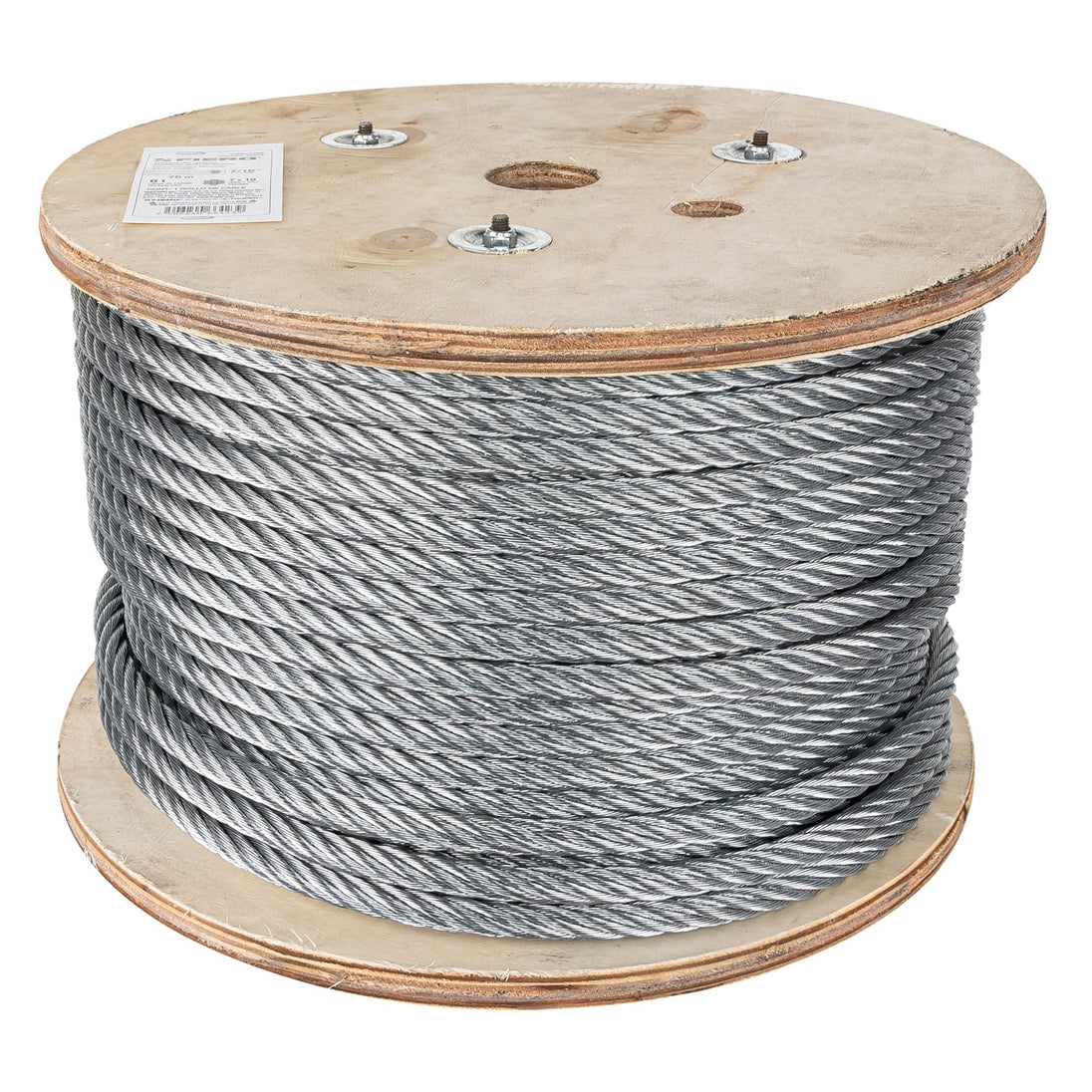 CAB-7/16F Metro de cable flexible 7/16" de acero 7x19 hilos, 75 m